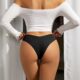 Sexy one-piece hip-covering seamless sports underwear for women