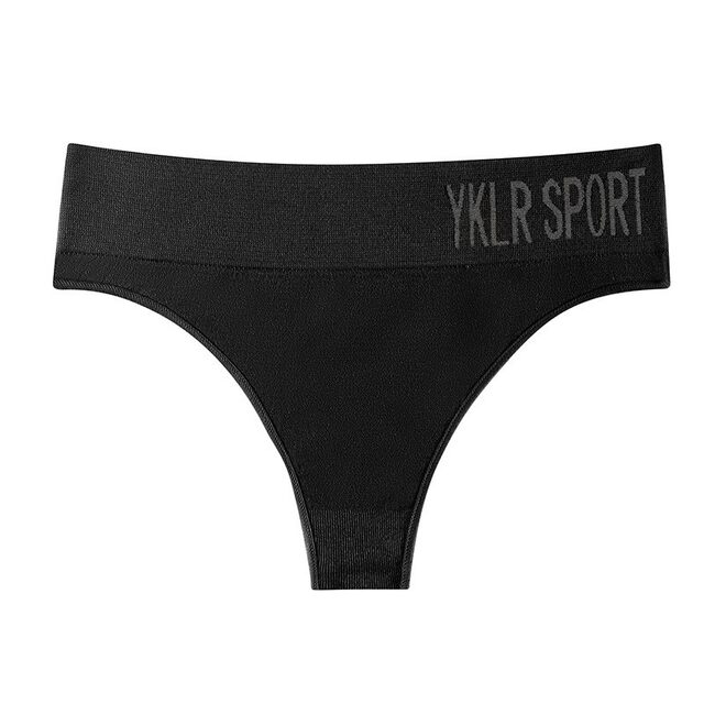 Women's mid-high waist, abdomen, buttocks, exercise, fitness thongs