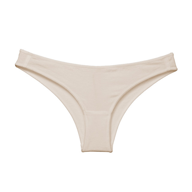 3-pack low-waisted sexy pure cotton white thong for women comfortable cotton sports fitness t-trousers half-butt underwear for women