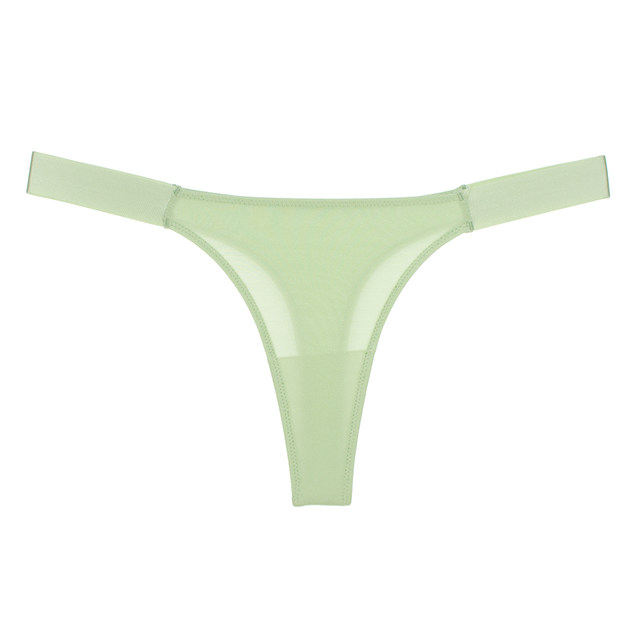 3-pack of simple ice silk thongs for women's daily wear sexy thong underwear new 2021 hot style women's T-string underwear