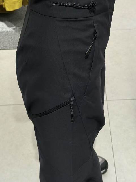 SALOMON ກິລາກາງແຈ້ງ windproof urban leisure mountaineering breathable warm soft shell pants for women