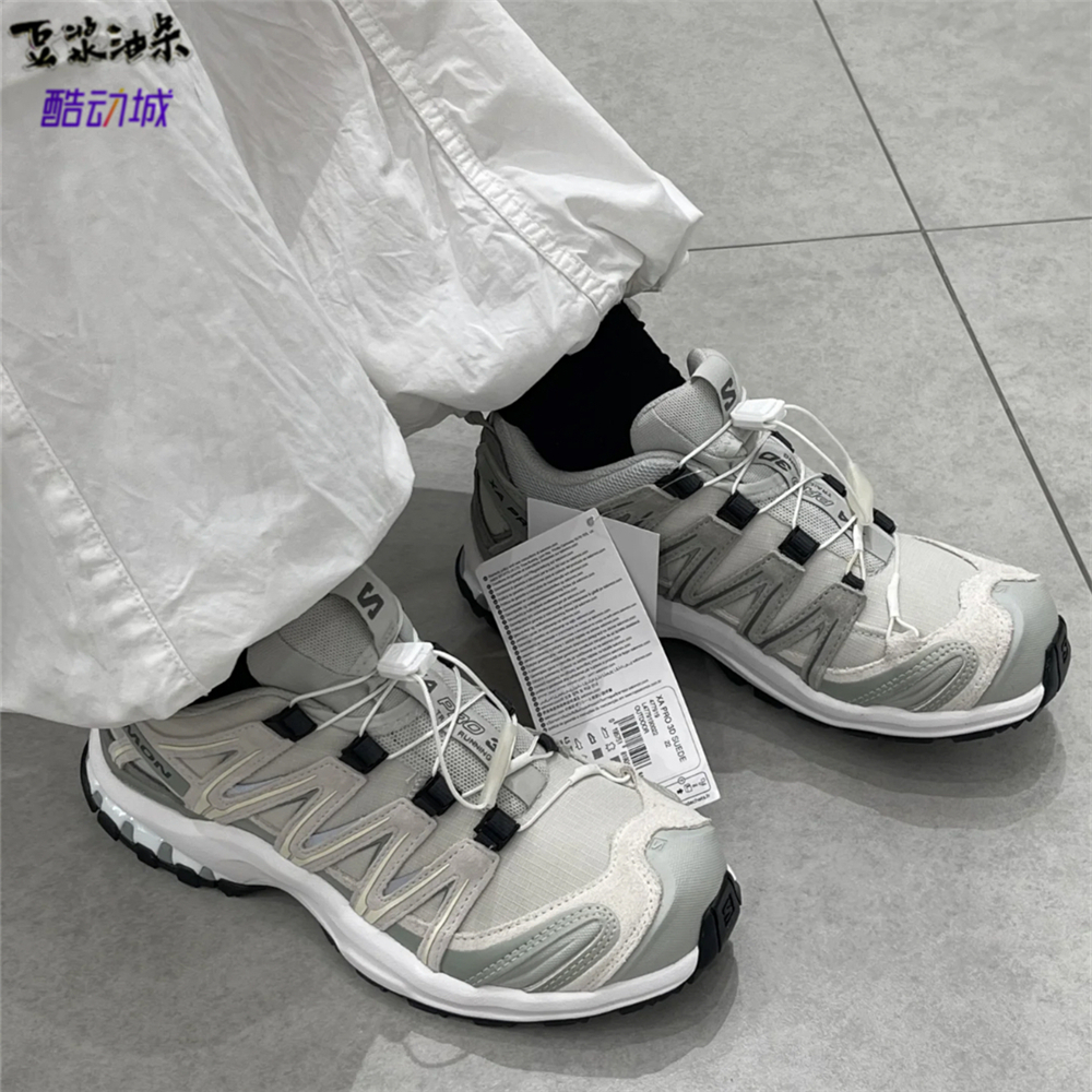 SALOMON XA PRO 3D ADV萨洛蒙冰川白灰登山徒步户外鞋 477919 - 图0