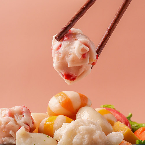 【3件包邮】火锅特色丸子组合装8种口味全家福食材豆捞丸子鱼丸 - 图1