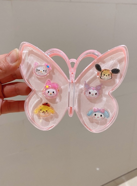 儿童可爱公主卡通戒指礼盒装配饰