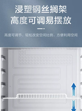 美的208饮料展示柜冷藏冰柜保鲜柜商用立式冷柜风冷循环冰箱官方