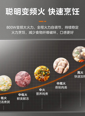 美的变频平板下拉门微波炉208E