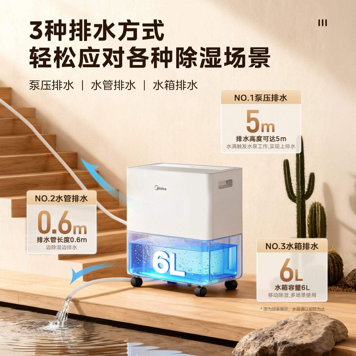 Midea dehumidifier living room villa dehumidifier 50DP5