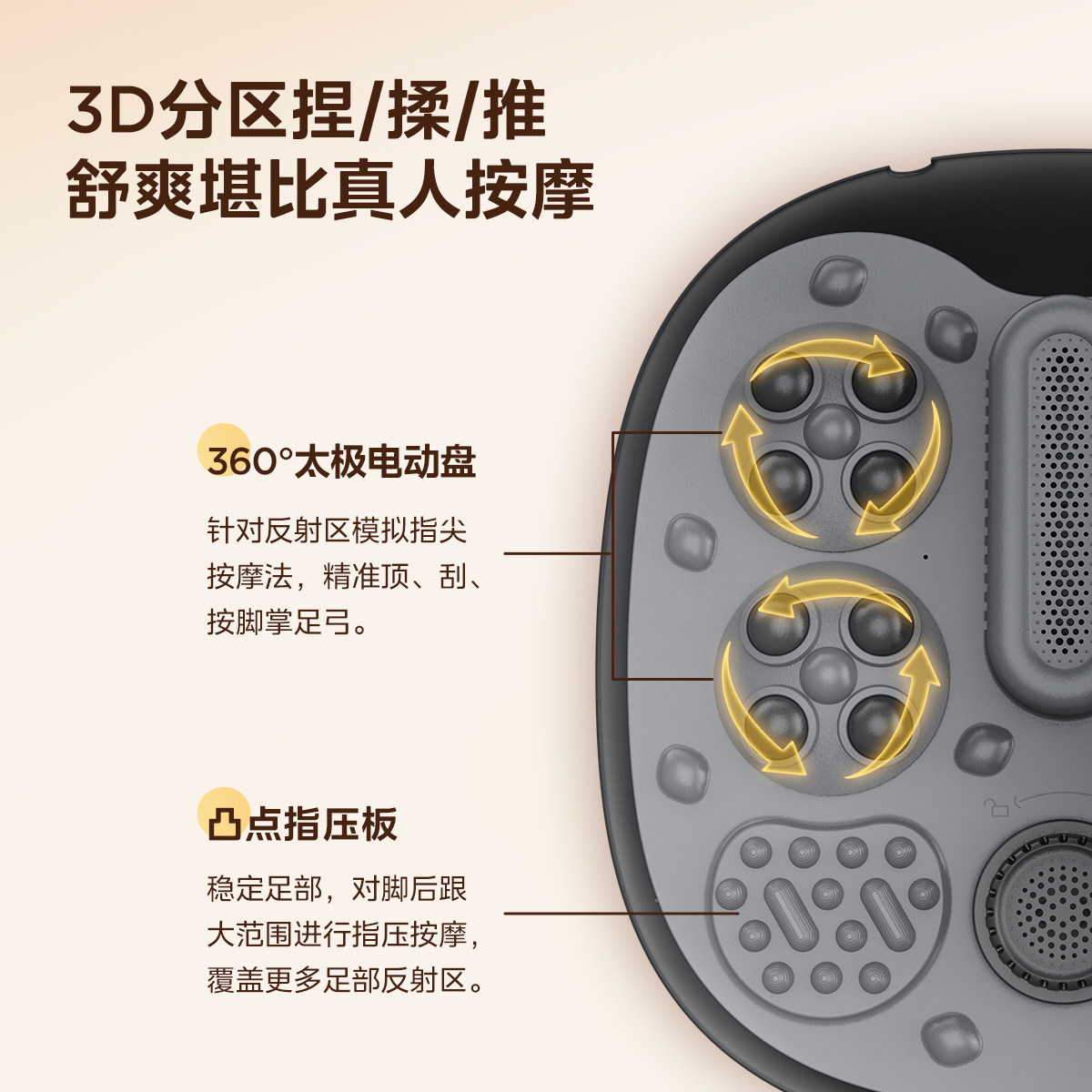 美的泡脚桶按摩加热恒温家用全自动洗脚盆智能电动养生高深足浴盆,淘宝优惠券,粉丝福利购,淘宝优惠卷