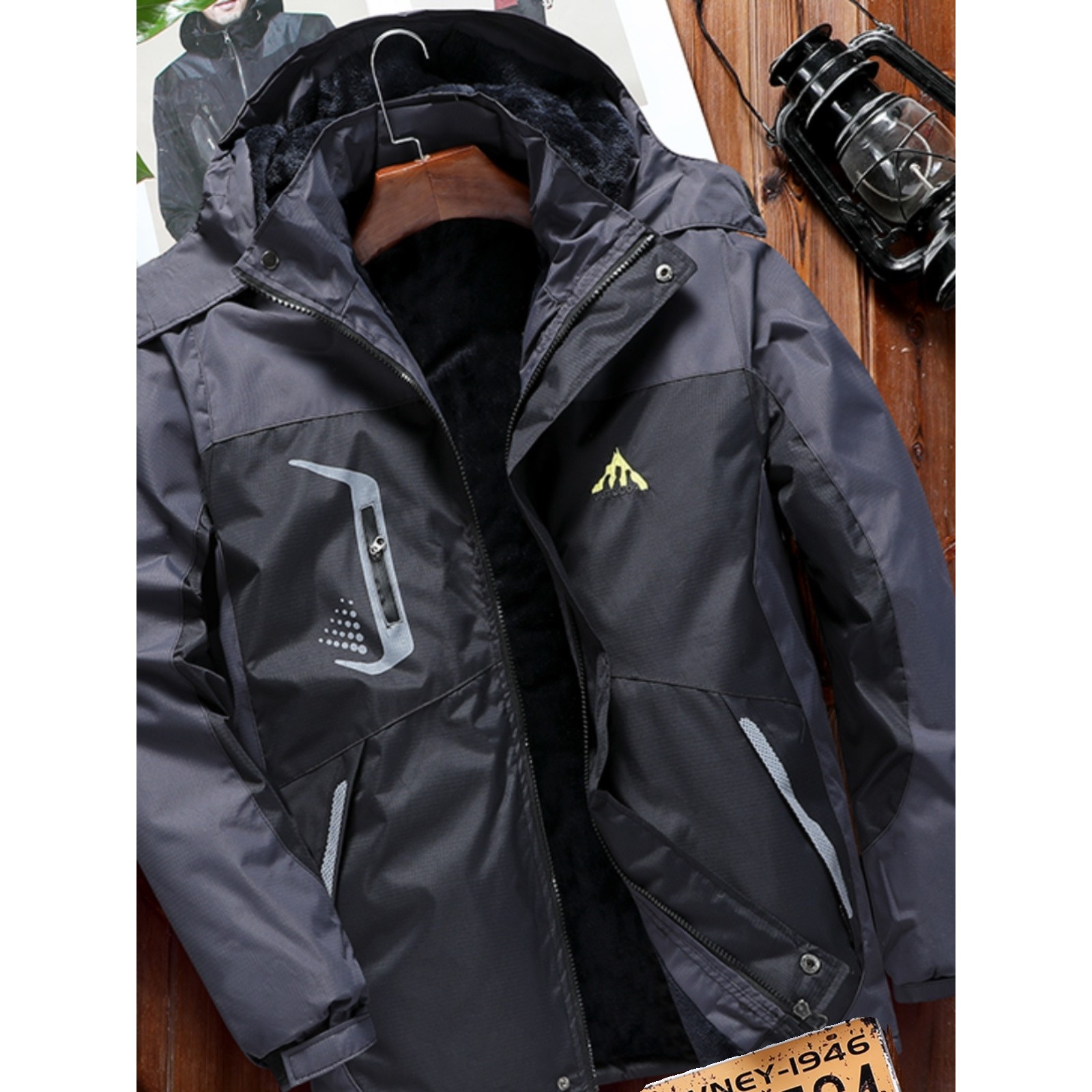 冲锋衣男加绒加厚棉袄秋冬季防风防水棉衣冬装外套防寒保暖棉服男,淘宝优惠券,粉丝福利购,淘宝优惠卷