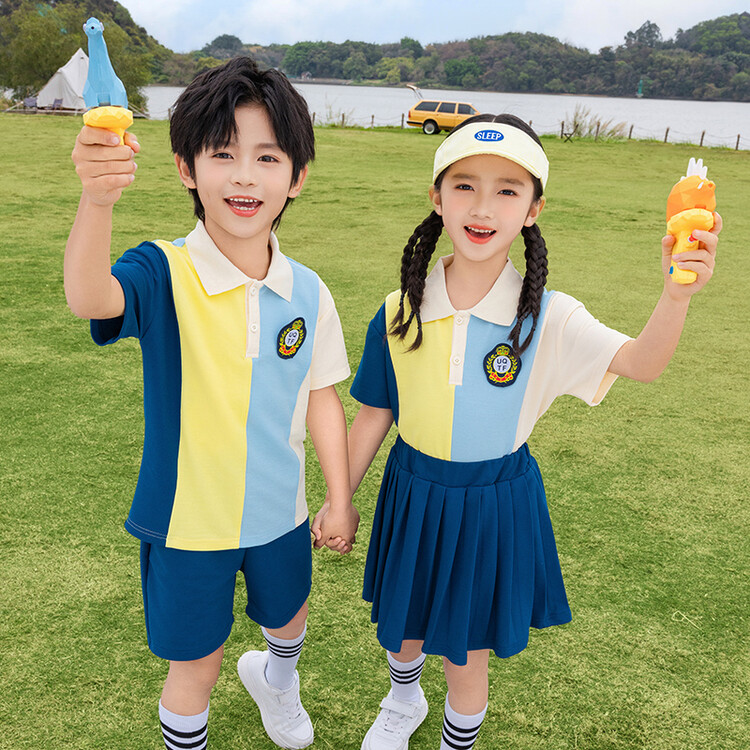 幼儿园园服秋装儿童校服夏季纯棉小学生班服春秋运动会服装四件套