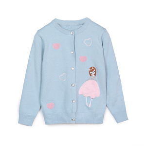 女童针织开衫