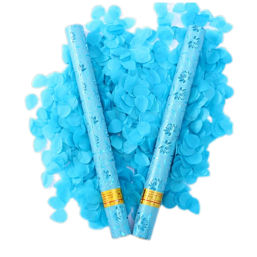 Синий литлон свадебный свадебный лепесток дождь свадебный паттер ручной работы. Бедный пушка