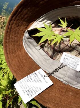 轻薄透气头层绒面低调真皮渔夫帽