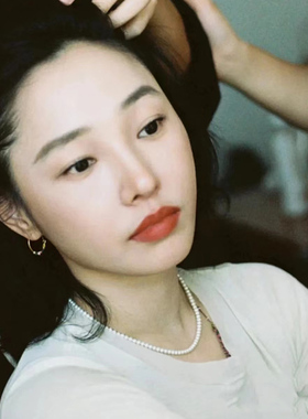 白百合同款小珍珠项链女