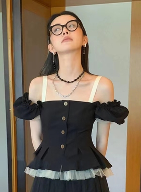 MONA时尚设计感贝壳手工编织项链