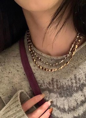 区区欧阳同款小米粒轻奢项链