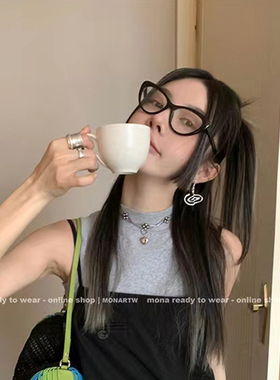 MONA爱心吊坠项链锁骨链颈链