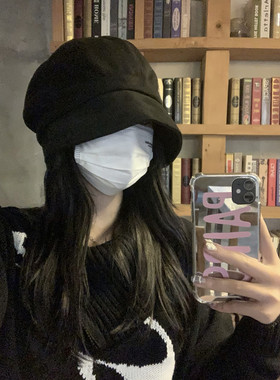 大头围自闭帽百搭显脸小素颜帽女