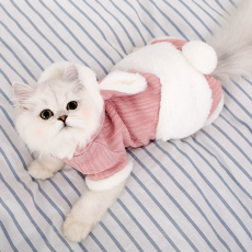 Одежда для животных 猫咪衣服冬天保暖可爱冬装防掉毛冬季幼猫小猫布偶猫猫宠物猫四脚 Hoopet