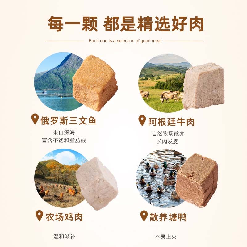 麦富迪猫冻干零食生骨肉成猫幼猫营养磨牙鸡肉宠物零食6罐装,淘宝优惠券,粉丝福利购,淘宝优惠卷