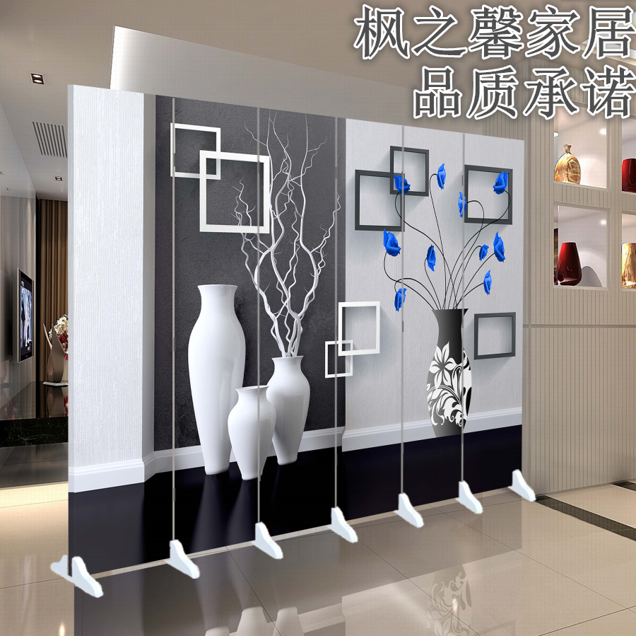 屏风隔断时尚玄关客厅卧室折屏办公酒店布艺屏风欧式简约风格 屏风隔断时尚玄关客厅卧室折屏办公酒店布艺屏风欧式简约风格