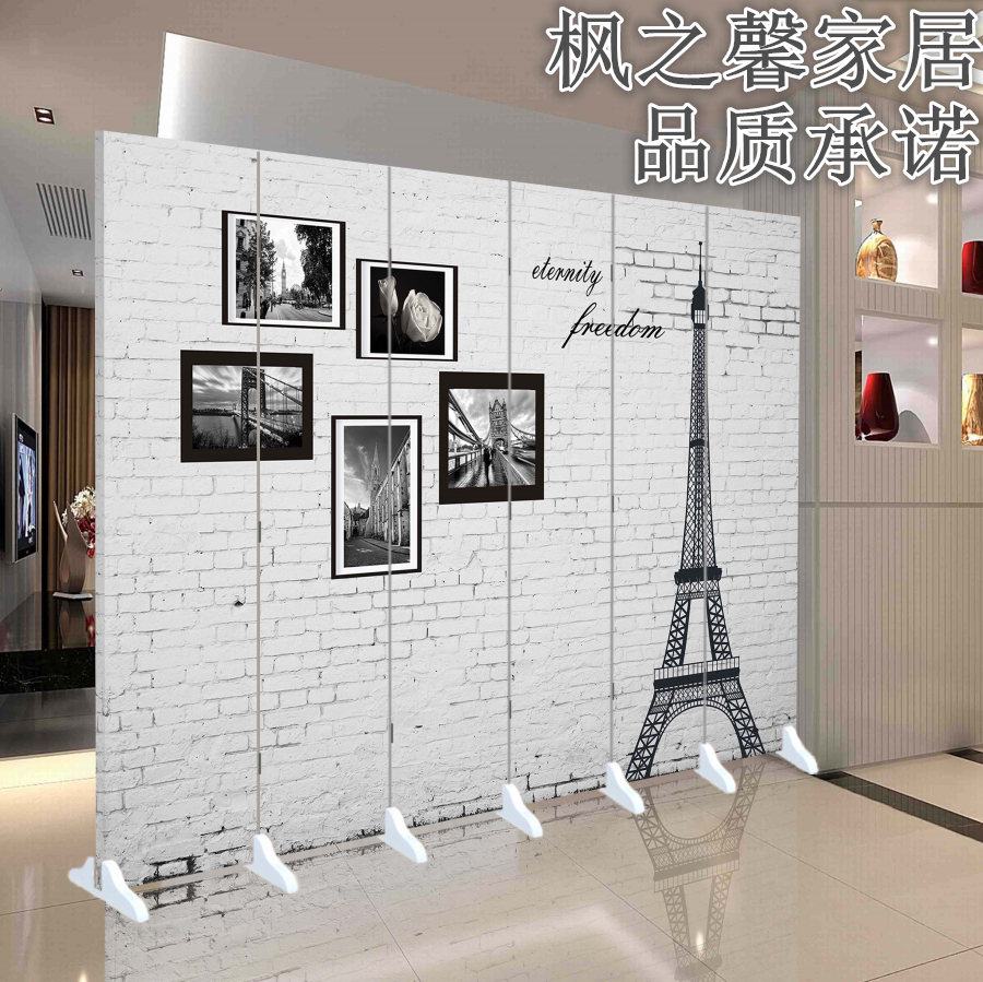 屏风隔断时尚玄关客厅卧室折屏办公酒店布艺屏风欧式简约风格 屏风隔断时尚玄关客厅卧室折屏办公酒店布艺屏风欧式简约风格