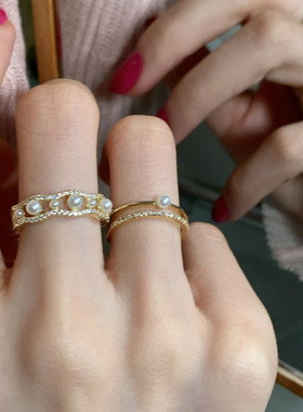 今饰有约女纯银简约戒指