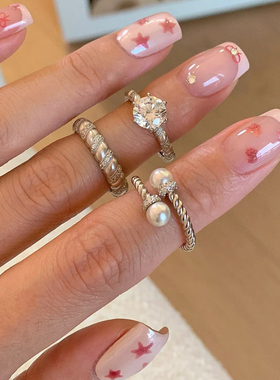 浪漫传说女纯银简约戒指