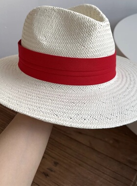 夏季海边度假风休闲法式复古草帽