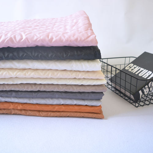 秋冬加厚绗棉毛呢夹棉面料 呢子服装里子布内衬行棉复合手工布料 - 图2