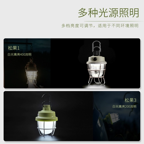 Люксовая палатка для кемпинга, атмосферные дорожные садовые фонари, подвесной светильник