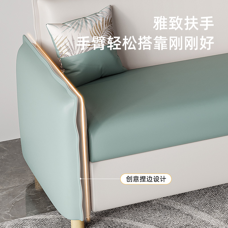 新品2022新款科技布储物沙发小户型简约现代客厅公寓单人双人三人 - 图3