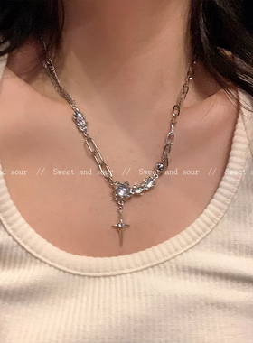 轻奢小众设计感星星项链女