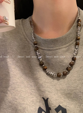 甜酸饰品高级感轻奢百搭锁骨链