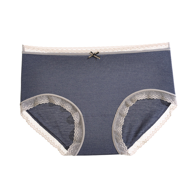 丝光抗菌底裆薄款少女三角裤石墨烯 赤媚内裤