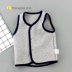 Áo gi lê mỏng manh ấm áp mùa xuân và mùa thu đông bé bông vest sơ sinh bé dày vest vest cotton - Áo ghi lê váy trẻ em Áo ghi lê