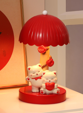 结婚礼物婚房布置装饰长明灯摆件