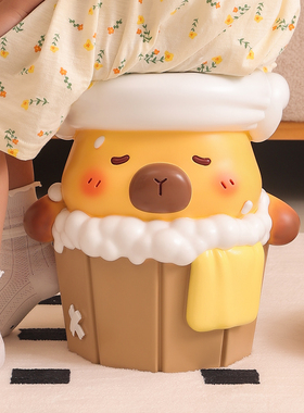 卡皮巴拉门口换鞋凳摆件乔迁礼物