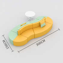 Leisure Agency Creative Mall Hall Parents Waiting For Modern Negotiation Lounge Guest Sofa Tea Table Combinations