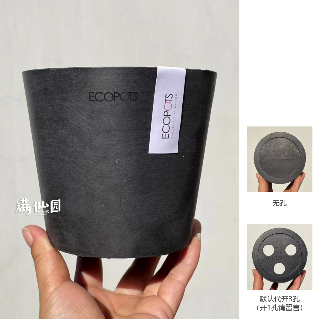 ECOPOTS怡棵 比利时进口树脂花盆13CM生石花仙人球块根绿植北欧风 - 图3