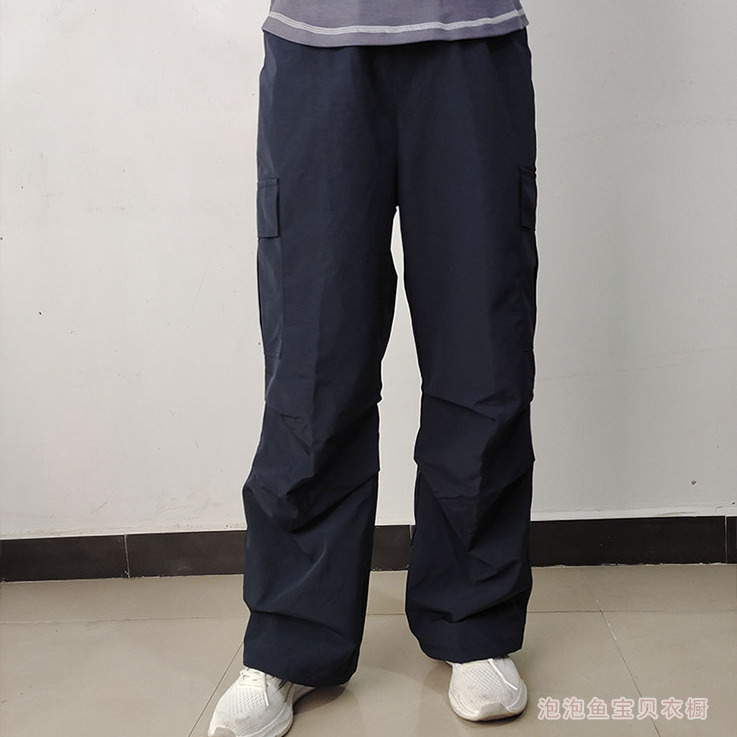 儿童轻户外运动130-160秋季童装中大童宽松休闲裤长裤女童工装裤 - 图0