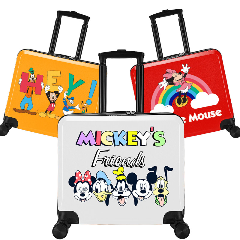 迪士尼男孩可坐骑米奇女童拉杆箱 途威箱包旅行箱