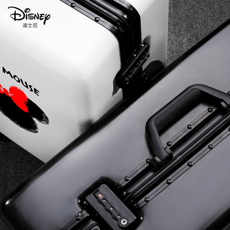 迪士尼万向轮女20寸男24 ins拉杆箱 途威箱包旅行箱