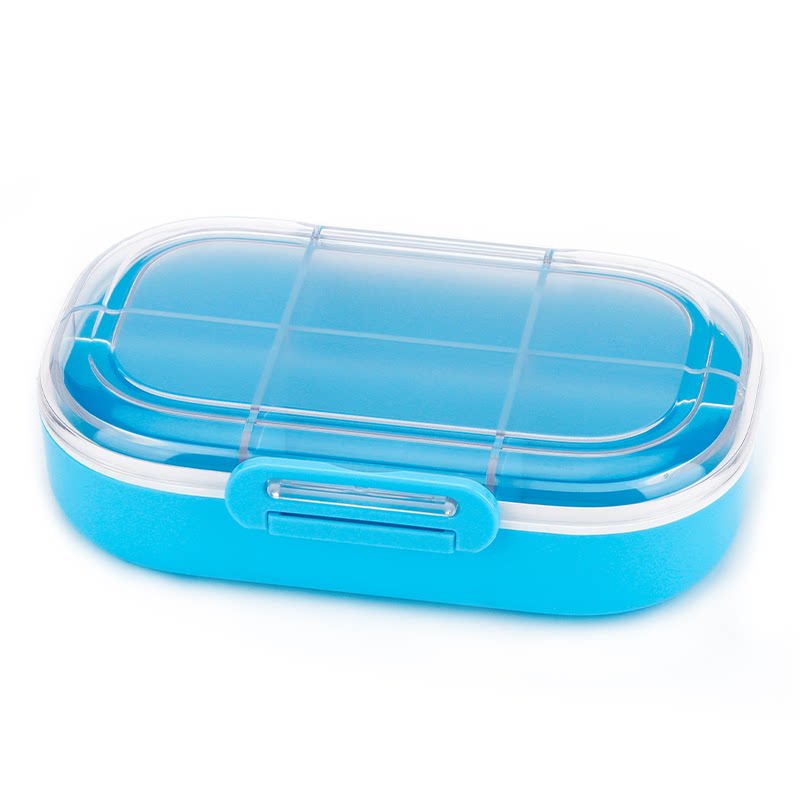 日式旅行密封药盒便携一周七天大容量随身药品药片药丸分装收纳盒 - 图3