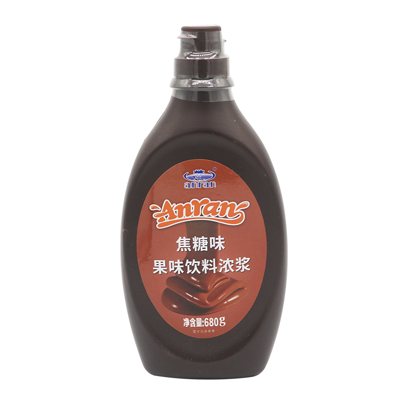 安然焦糖味酱 (680g)焦糖味浆仰南焦糖味酱奶茶原料风味饮料浓浆 - 图3