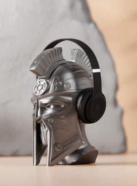 斯巴达克斯个性耳机架收纳头戴支架家居电视柜摆件客厅桌面装饰