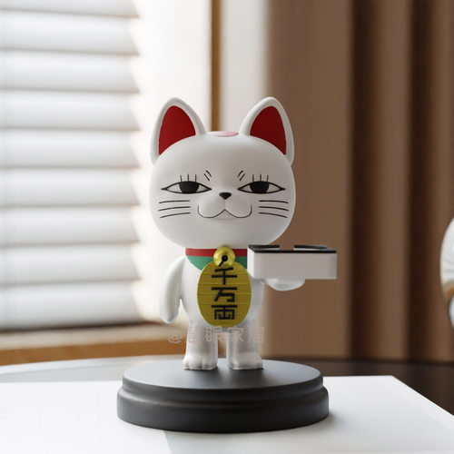 高速婆婆招财猫手表充电支架桌面摆件底座苹果华为小米充电座托架 - 图1