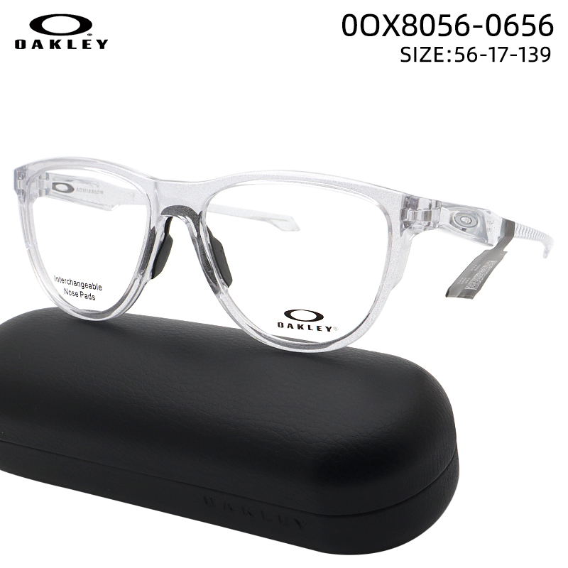 Oakley欧克利眼镜框OX8056防蓝光配镜近视矩形眼镜架FADMISSION A