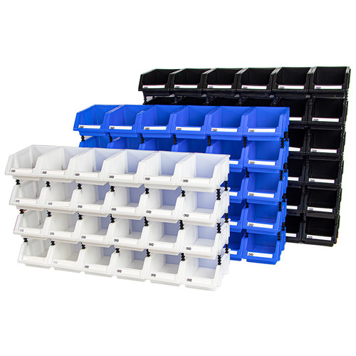 腾正跃斜口零件收纳盒塑料螺丝工具箱五金配件整理盒物料置物盒 - 图3