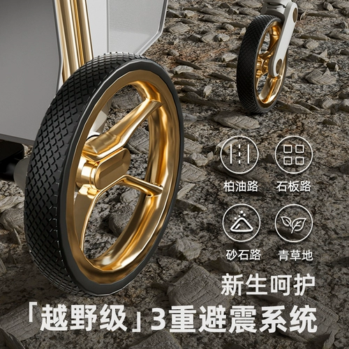 Складная тележка для выхода на улицу с сидением, коляска, можно сидеть и лежать